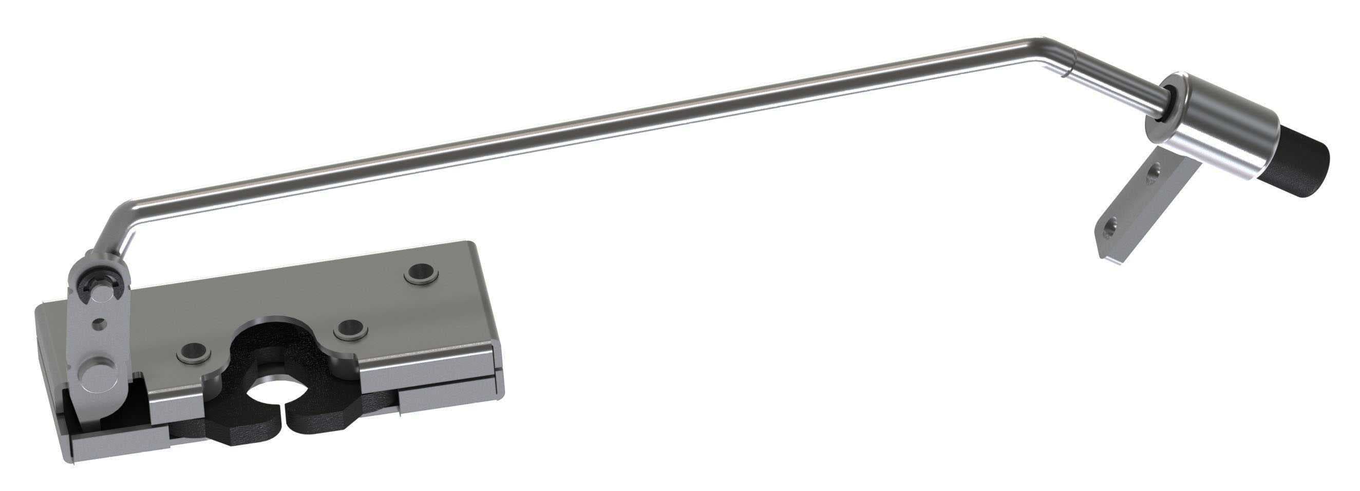 Rotary Latch with Push Button Release