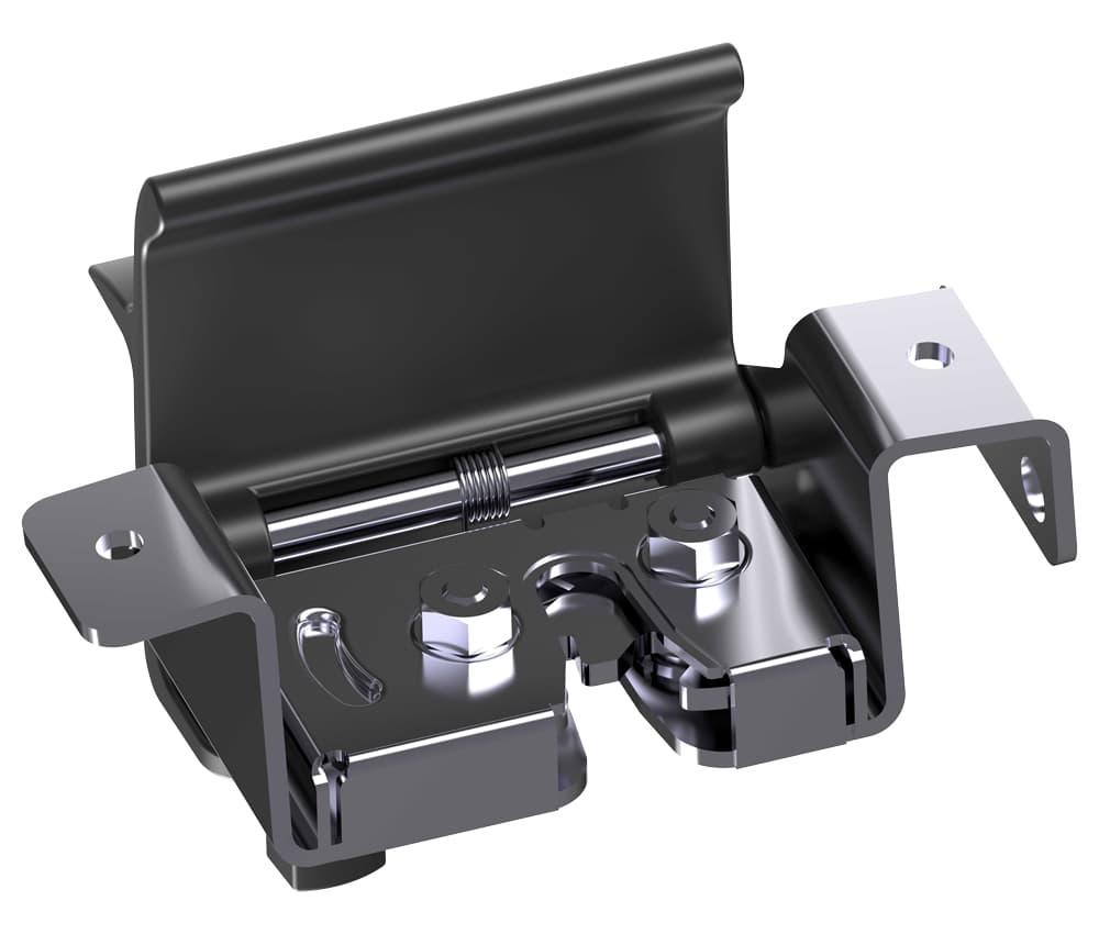 Rotary latch with Releasing Grip