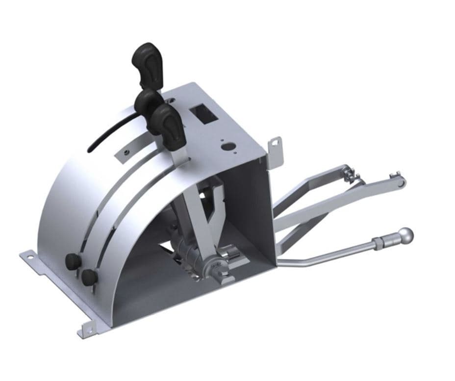 Hand Throttle and Hyd. Lift Command Arm Assy