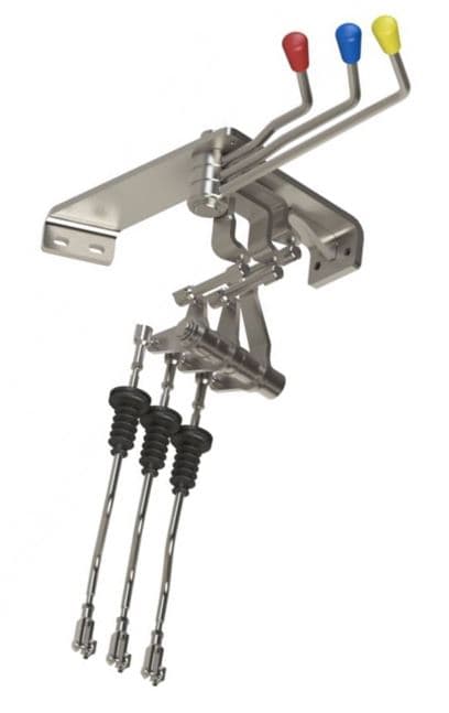 Hand Throttle and Hyd. Lift Command Arm Assy