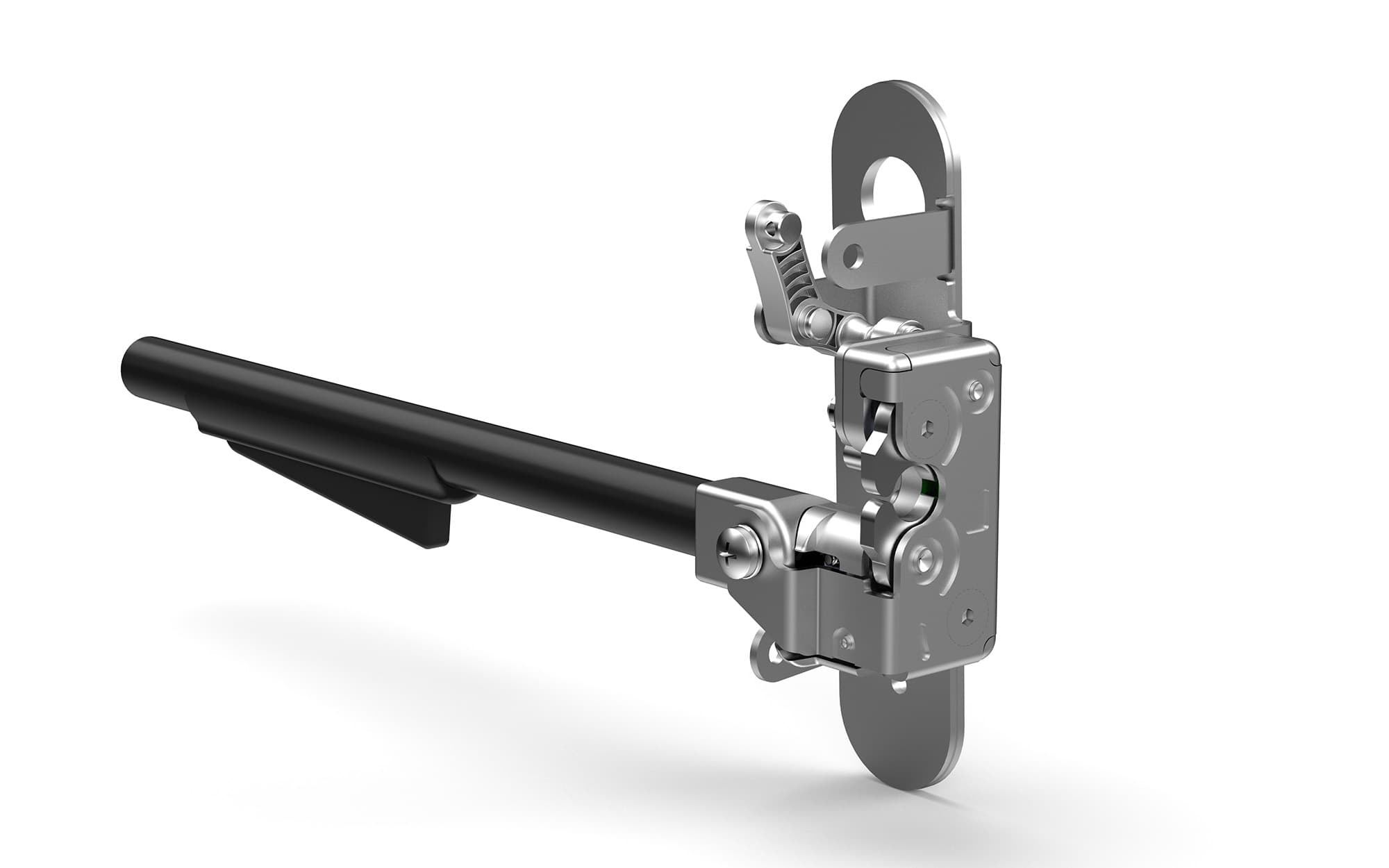 Rotary Latch with Releasing Grab Handle