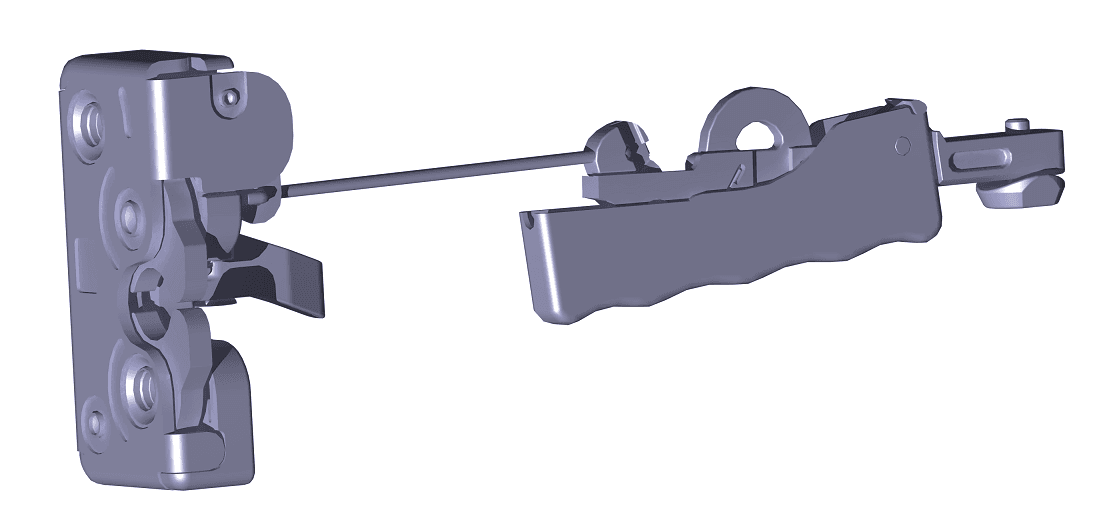 Rotary Latch with Release Handle