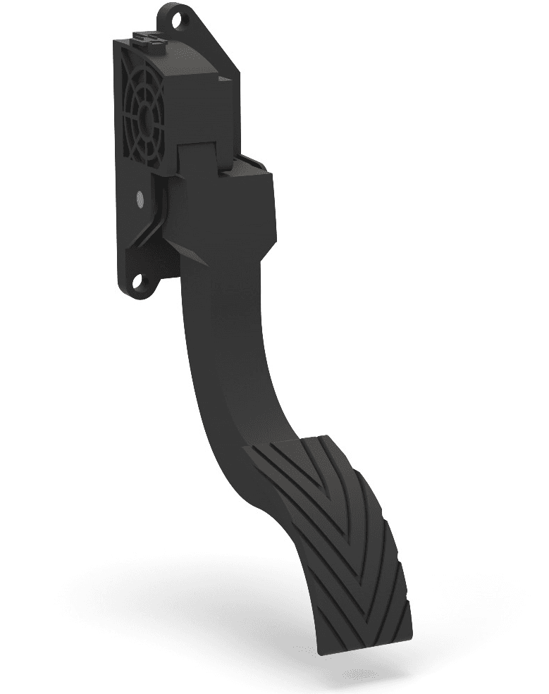 Hall Effect Accelerator Pedal, Suspended Mounting