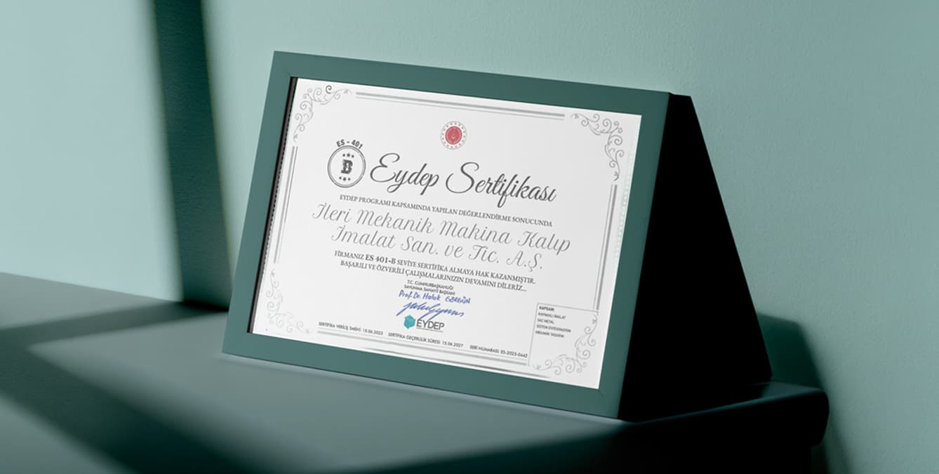 eydep sertifikası